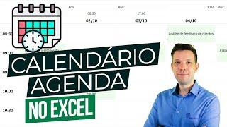 Planilha Calendário Agenda Excel | Download Grátis | Como Fazer Calendário Agenda no Excel