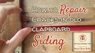 Wood Siding Repair: How to Repair Cracks in Clapboard Siding, Part 1