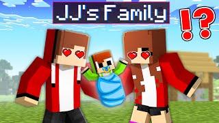 How JJ found a Family in Minecraft Challenge - Maizen JJ and Mikey