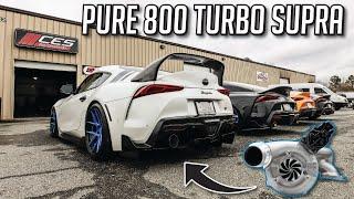 Pure800 B58 Supra Makes EFFORTLESS Power on Pump Gas!