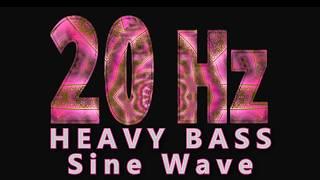 20 Hz Sine Wave Low Frequency Bass Test