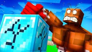 ЧТО БУДЕТ ЕСЛИ СЛОМАТЬ АЛМАЗНЫЙ БЛОК РУКОЙ В МАЙНКРАФТ?! Minecraft