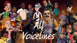 Hello Neighbor: Welcome To Raven Brooks Season 2 All Voicelines (With subtitles)