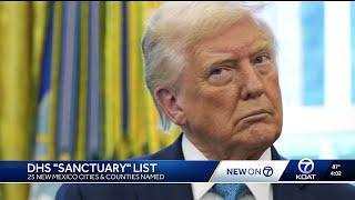New Mexico on 'Sanctuary Jurisdictions' list amid immigration crackdown