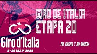  EN VIVO GIRO DE ITALIA 2024 - ETAPA 20 - 184 KM