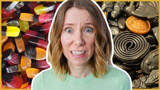 RATING DROP CANDY IN THE NETHERLANDS *emotional* (americans try dutch snacks)