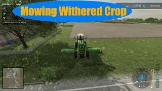 FS22- Can withered crops be mowed