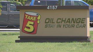 Woman claims a popular oil change company ruined her car