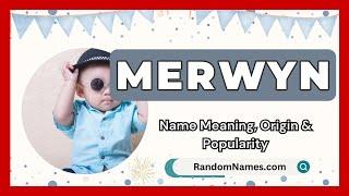 Merwyn - Baby Boy Name Meaning, Origin & Popularity - RandomNames.com