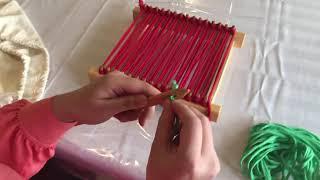 Tsi ní:yoht ahsa’arón:ni (How to weave with weaving board) Part 1