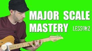 MAJOR SCALE Guitar | Tonics, Intervals, Note Names (Lesson 2)