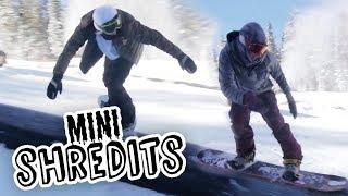 Two Snowboarders, One Challenge: 10 Minutes Railathon | Mini Shredits