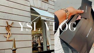 YSL Saint Laurent Paris Shopping Vlog