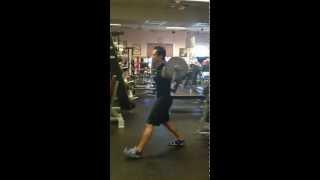 Alternating Barbell Lunge with John Dang