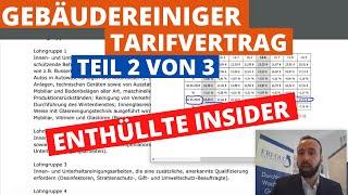 Gebäudereiniger Tarifvertrag Teil 2 von 3 | Erfolg mit Reinigung