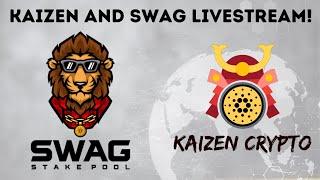 Kaizen Crypto & Swag Stake Pool Cardano Livestream - Shelley, Goguen, ADA Rewards, SPO's