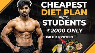 CHEAPEST Diet Plan For Students (Muscle Building Meals) | Low Budget Full Day of Eating