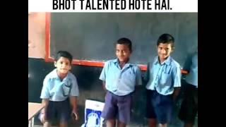 Indian government schools students are very talented lol 