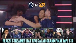 REAKSI STREAMER RRQ KALAH GRAND FINAL VS TLID ! JUARA BARU MPL ID SEASON 14