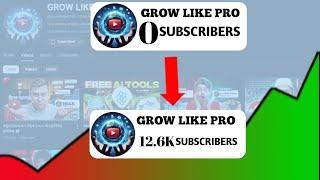 How To Grow YouTube Channel Like @Growlikepro100