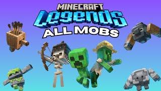 Minecraft Legends All Mobs + NEW Mobs Discovered