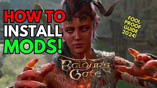 How To Mod Baldurs Gate 3 - EASY Install Guide For BG3 Mods