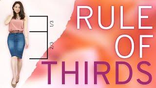 Make Your Outfit More Flattering in Seconds With The Rule of Thirds