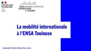 La mobilité et les relations internationales - ENSA Toulouse