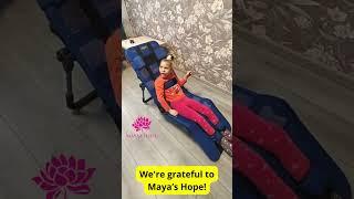 Sofia in Ukraine Received a Special Bathing Chair