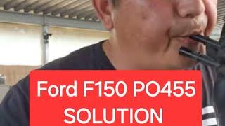 2006 ford f150 p0455 how to find the problem