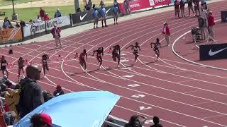 Twanisha Terry, Women's Elite 100 Meter Final, Mt. Sac Relays, 4/16/2022