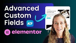 Elementor Tutorial: Create a Portfolio Page with Advanced Custom Fields in Elementor Pro (2025)