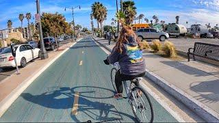 Our Second Day in Redondo Beach! Exploring the City on Bikes + Wall Murals & Historical Landmarks!