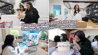 THROWING MARIAH'S BACHELORETTE!! Best Gifts Ever + Cake Class!!