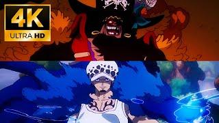 TRAFALGAR LAW VS BLACKBEARD FULL FIGHT IN [4K 60FPS] | ONE PIECE EPISODE 1093