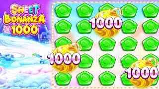 ЗАНОС С ПЕРВЫХ СЕКУНД! ЗАНОСИЩЕ НА ЛЯМ В SWEET BONANZA 1000! ЛУЧШАЯ СЕССИЯ