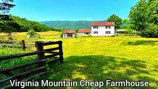 Virginia Farmhouse For Sale | $150k | 3.9 acres | Outbuildings | Virginia Mountain Farms For Sale