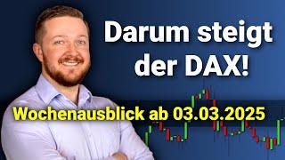 Warum der DAX einfach nicht fallen will! | DAX Analyse und Wochenausblick ab dem 03.03.2025