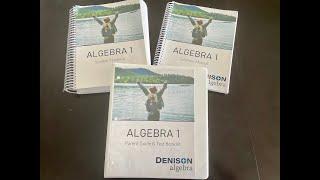 Denison Algebra 1 Review and Walk Through