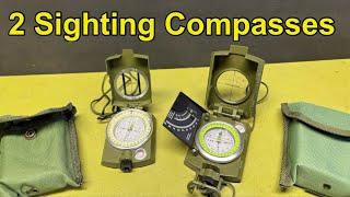 Two Sighting Compasses