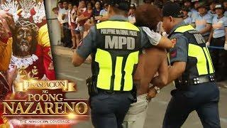 Traslacion 2020: Mga pulis, deboto 'nagkabalyahan' dahil sa ‘Andas wall’ | TV Patrol