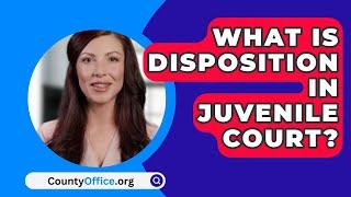 What Is Disposition In Juvenile Court? - CountyOffice.org