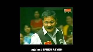 Do Not Be OverConfident Like This against EFREN REYES