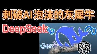 【DeepSeek】AI界和美股的灰犀牛，低成本革命的颠覆者 #deepseek #ai #dowjones #chatgpt #gemini #investment #usa #china