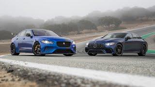 Jaguar XE SV Project 8 vs. Mercedes-AMG GT 63 4MATIC+—2019 BDC Hot Lap Matchup