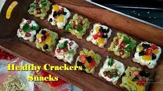 Healthy Crackers with  Homemade Spreads | Homemade Spreads and Crackers Snacks