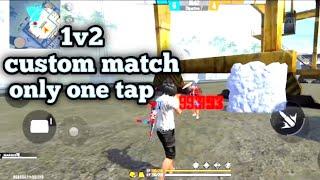 1vs2 custom match | only one tap headshot | noob prank// #marios78