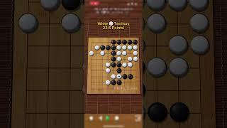 White won by securing territory #igo #weiqi #baduk #gogames #boardgame