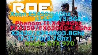 Ring of Elysium  E5450/Phenom II X4 /i3 3220/FX 4350/FX6300/X3430/X3440/ i7 3770 (gtx 970)