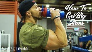 4 Steps on How To Get Bigger Arms!